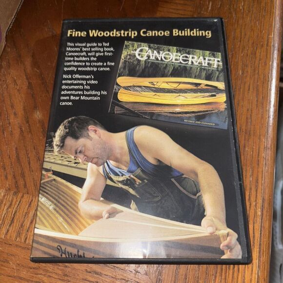 Canoecraft - Fine Woodstrip Canoe Building DVD 2010 - Nick Offerman 2 Disc Set - Picture 1 of 2